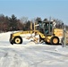 Contractors clear snow at Fort McCoy after February snowfall