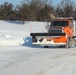 Contractors clear snow at Fort McCoy after February snowfall