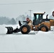 Contractors clear snow at Fort McCoy after February snowfall