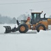 Contractors clear snow at Fort McCoy after February snowfall