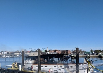 Coast Guard, local agencies respond to boat fire in Cape Charles, VA