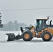 Contractors clear snow at Fort McCoy after February snowfall