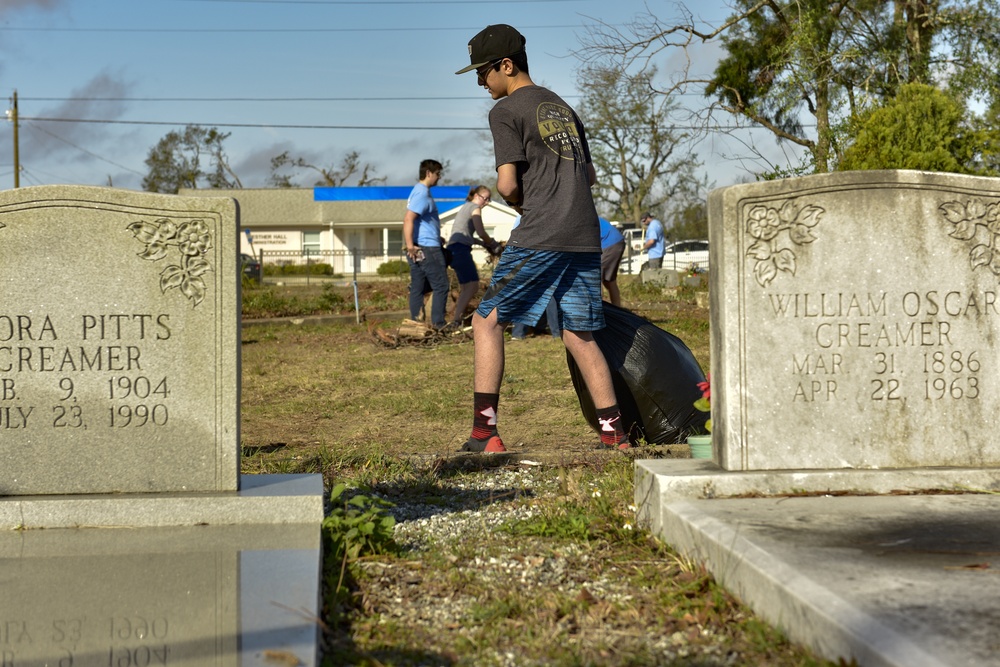 Tyndall and Panama City Beach volunteer cleanup