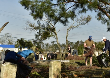 Tyndall and Panama City Beach volunteer cleanup