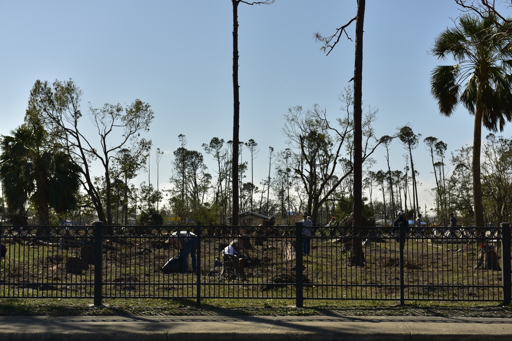 Tyndall and Panama City Beach volunteer cleanup