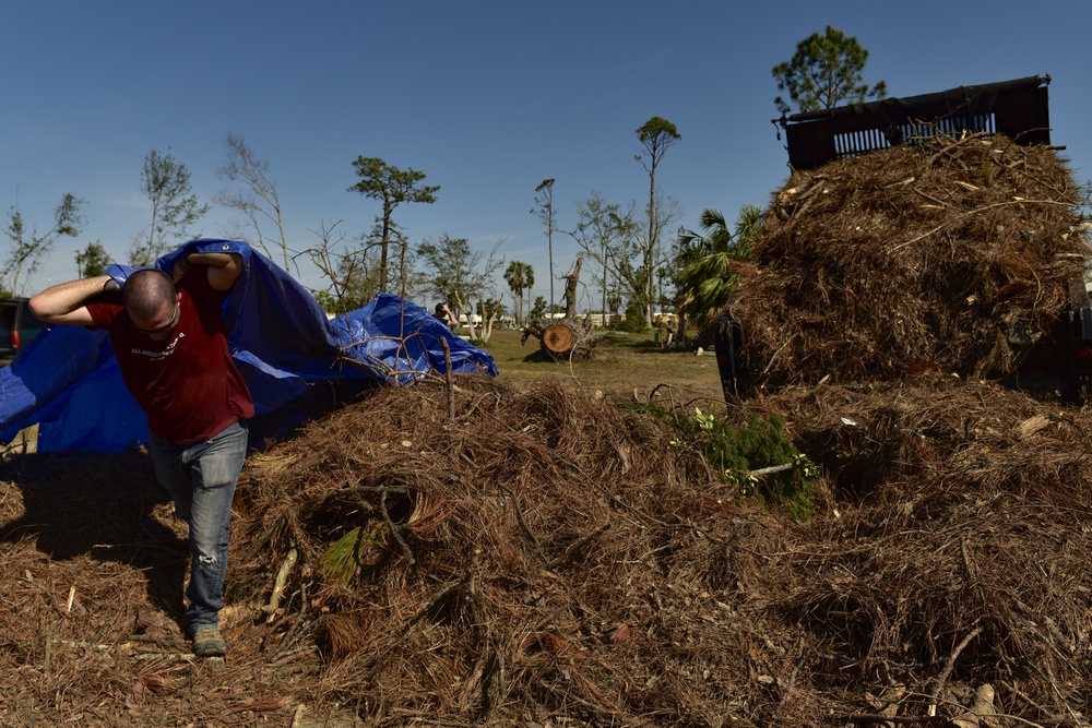 Tyndall and Panama City Beach volunteer cleanup