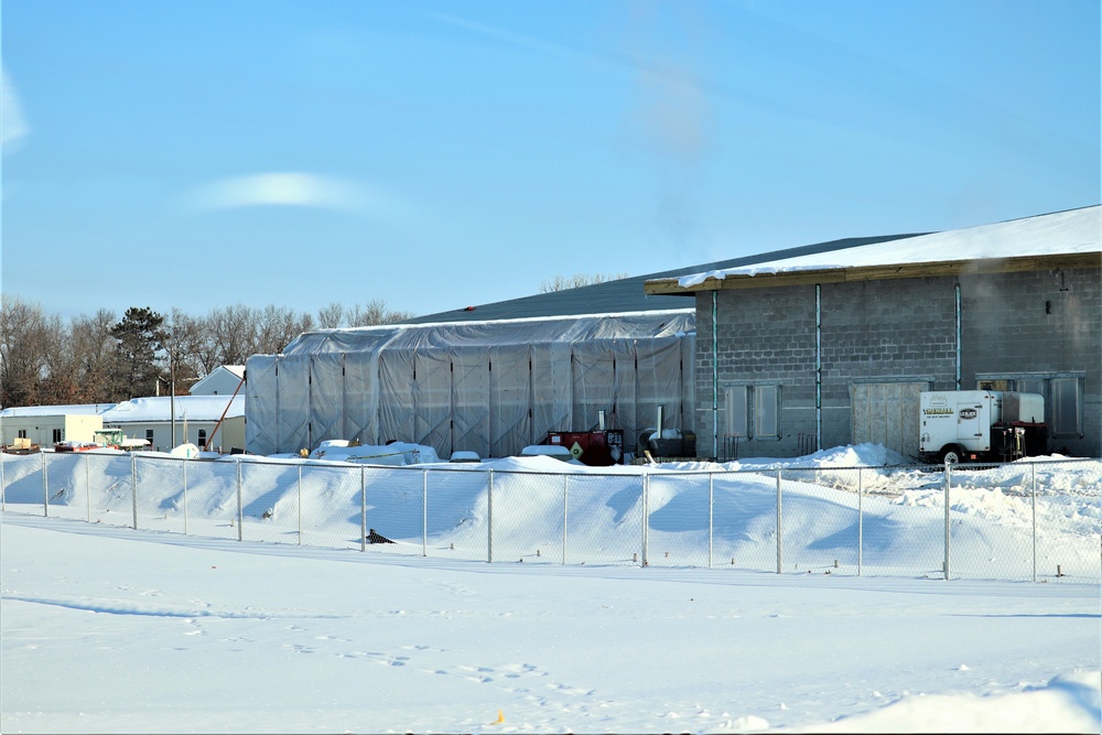 Construction on several Fort McCoy projects continues through winter
