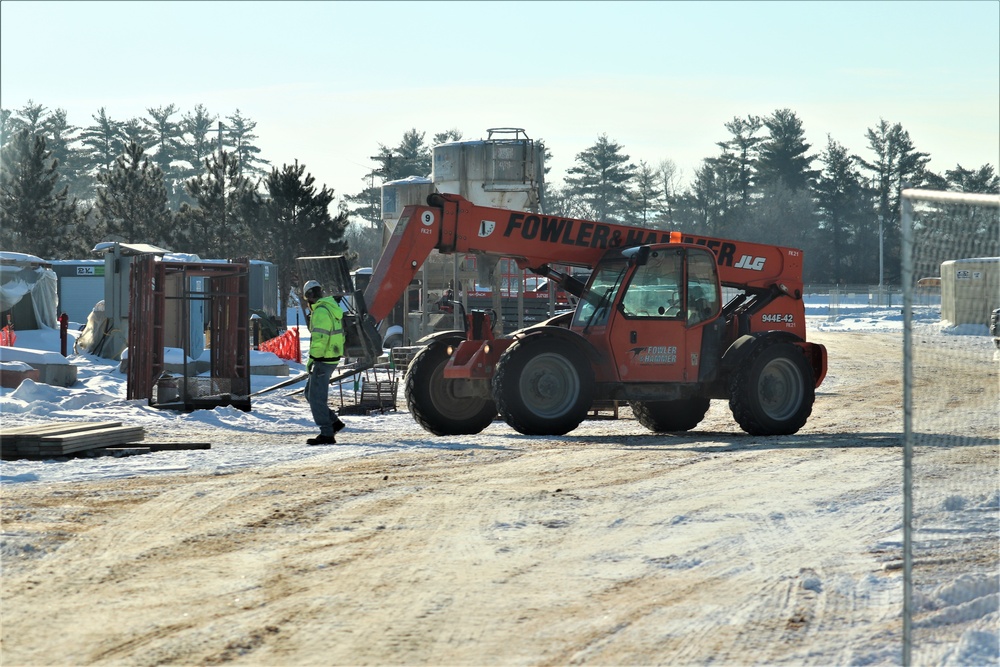 Construction on several Fort McCoy projects continues through winter