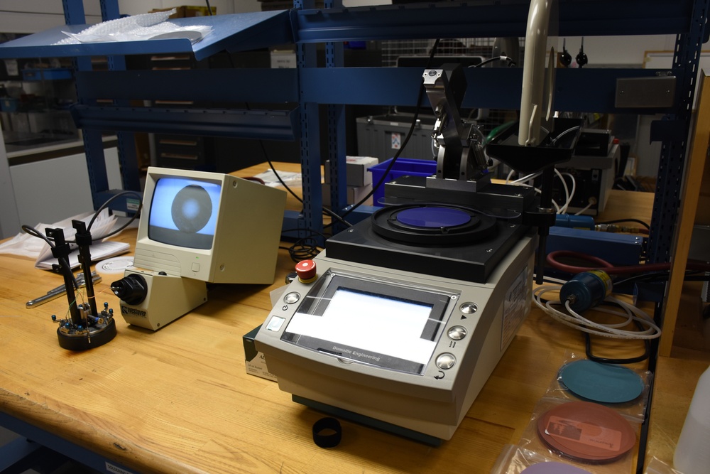 Newly acquired fiber optics polishing machine