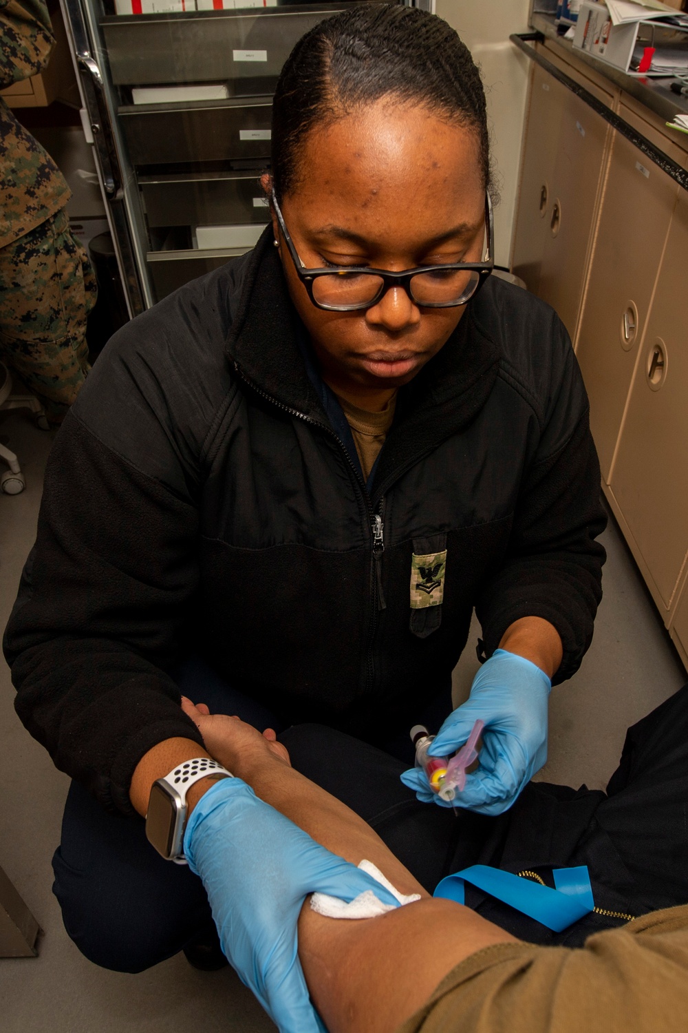 USS John P. Murtha Medical Blood Draw