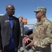 Brigadier Gen. Trent H. Edwards visits Tyndall