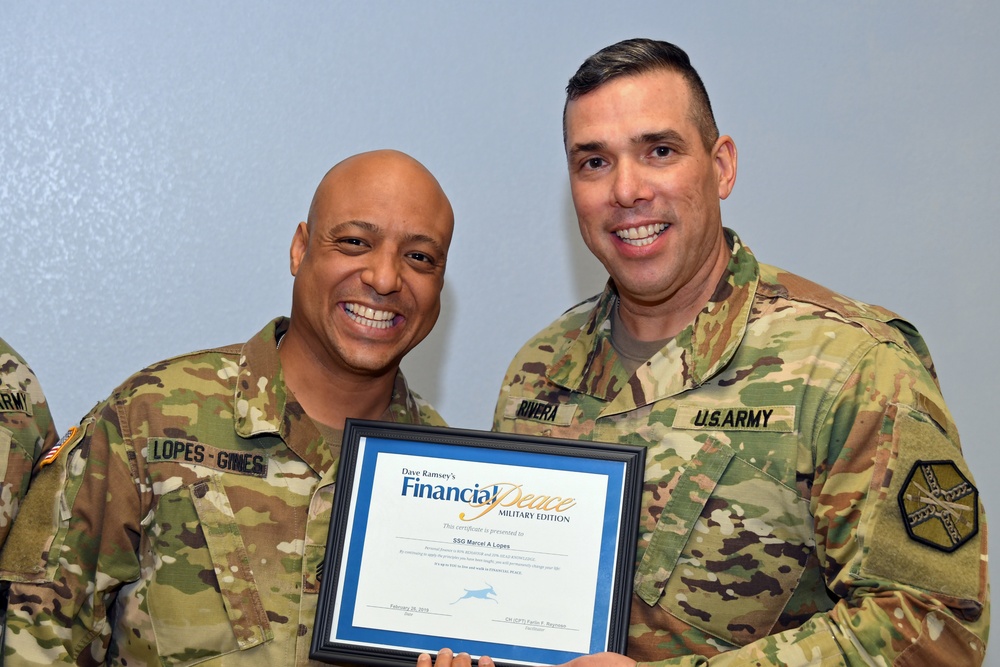 210th RSG Soldiers, civilians graduate from second Financial Peace University class