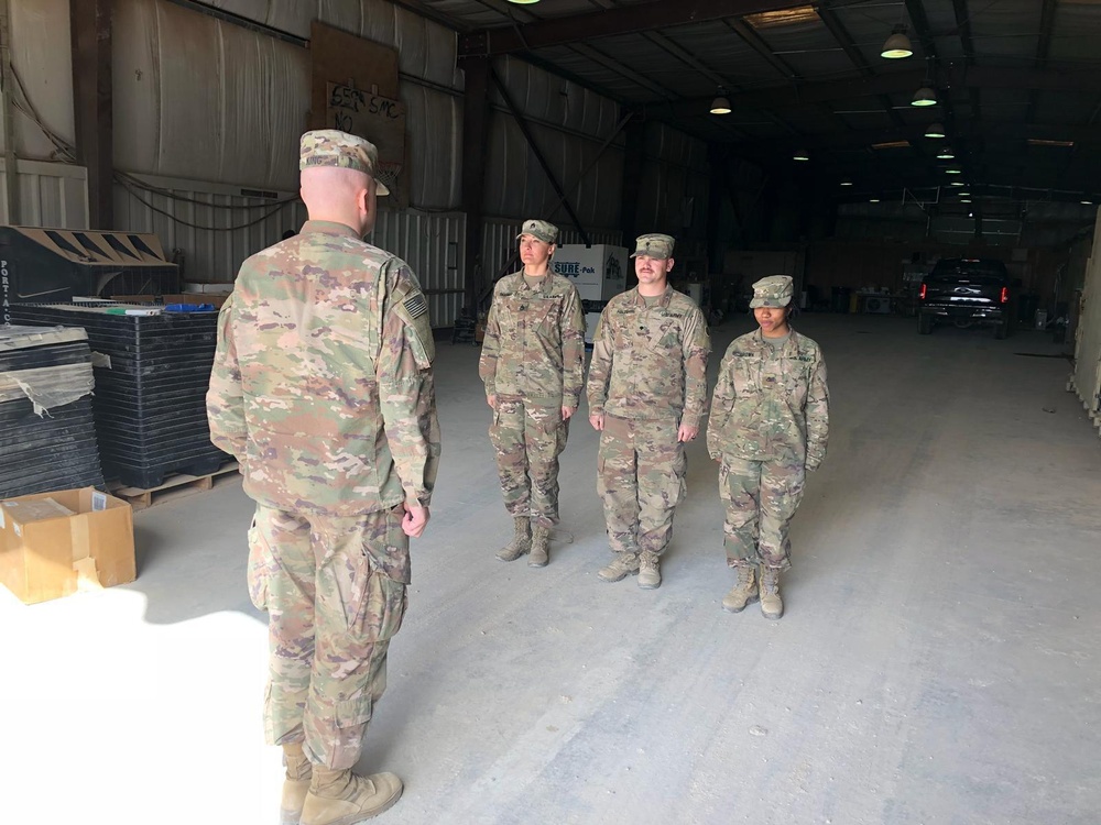 869th MCT Shoulder Sleeve Insignia Ceremony