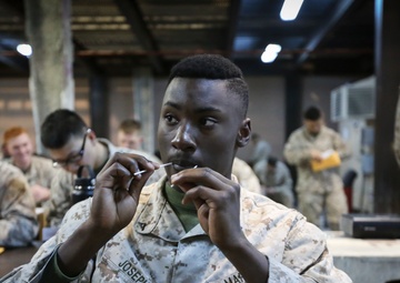 TF 51/5 Marines and Sailors participate in Salute to Life
