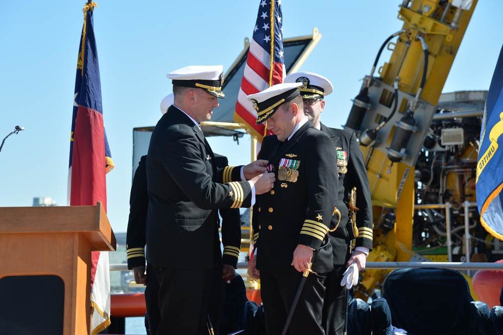 Undersea Rescue Command Holds Change of Command