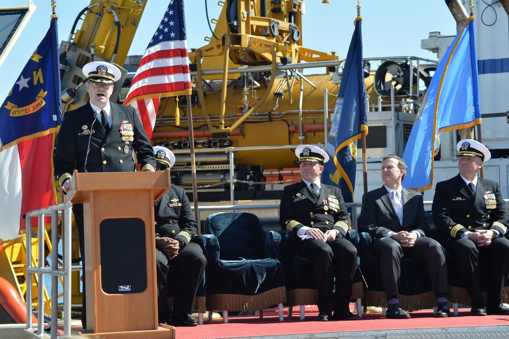 Undersea Rescue Command Holds Change of Command