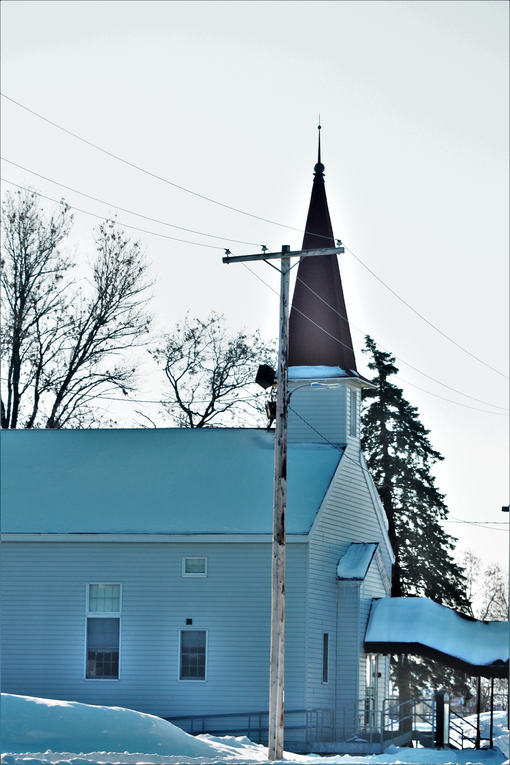 Chapel buildings at Fort McCoy