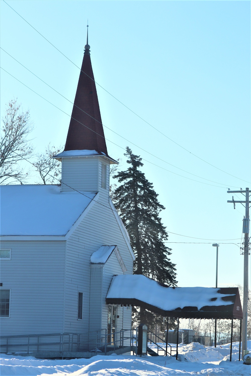 Chapel buildings at Fort McCoy