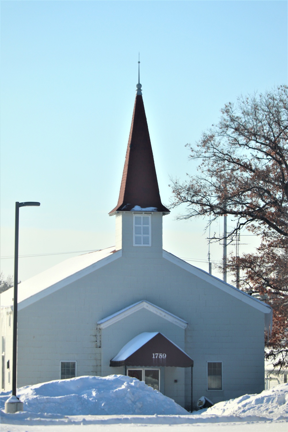 Chapel buildings at Fort McCoy