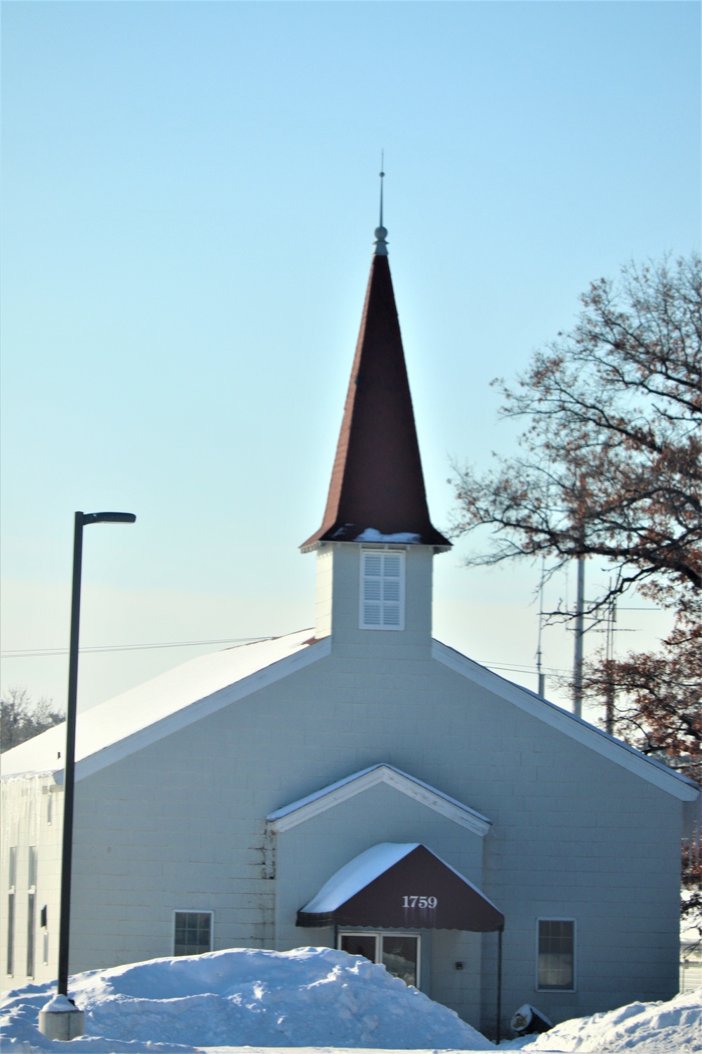 Chapel buildings at Fort McCoy