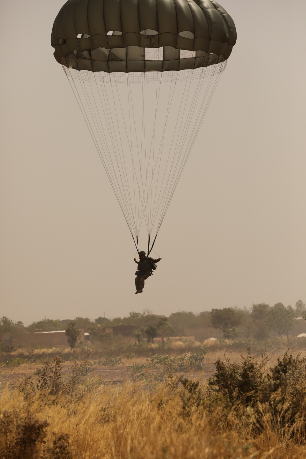 Airdrop in Bobo-Dioulasso, Burkina Faso