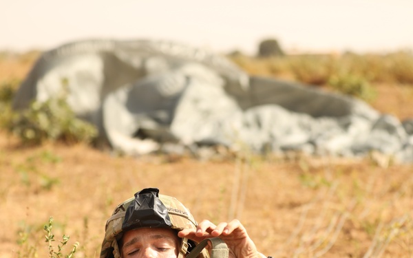 Airdrop in Bobo-Dioulasso, Burkina Faso