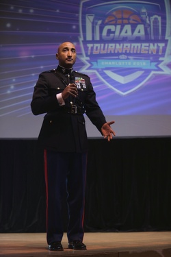 Marines connect with local students at CIAA [Image 1 of 7]