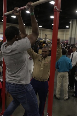 Marines connect with local students at CIAA [Image 6 of 7]