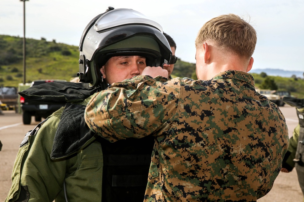 Something New: Marines Participate in EOD Lateral Move Screening