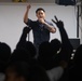 U.S. Sailor performs at a command event
