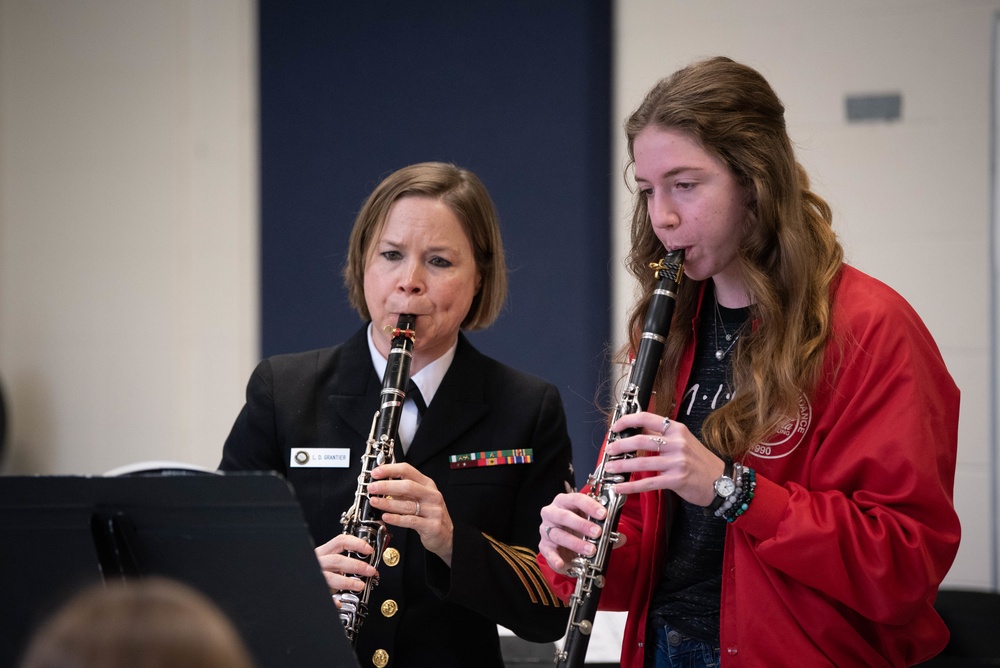 Navy Band visits Monroe