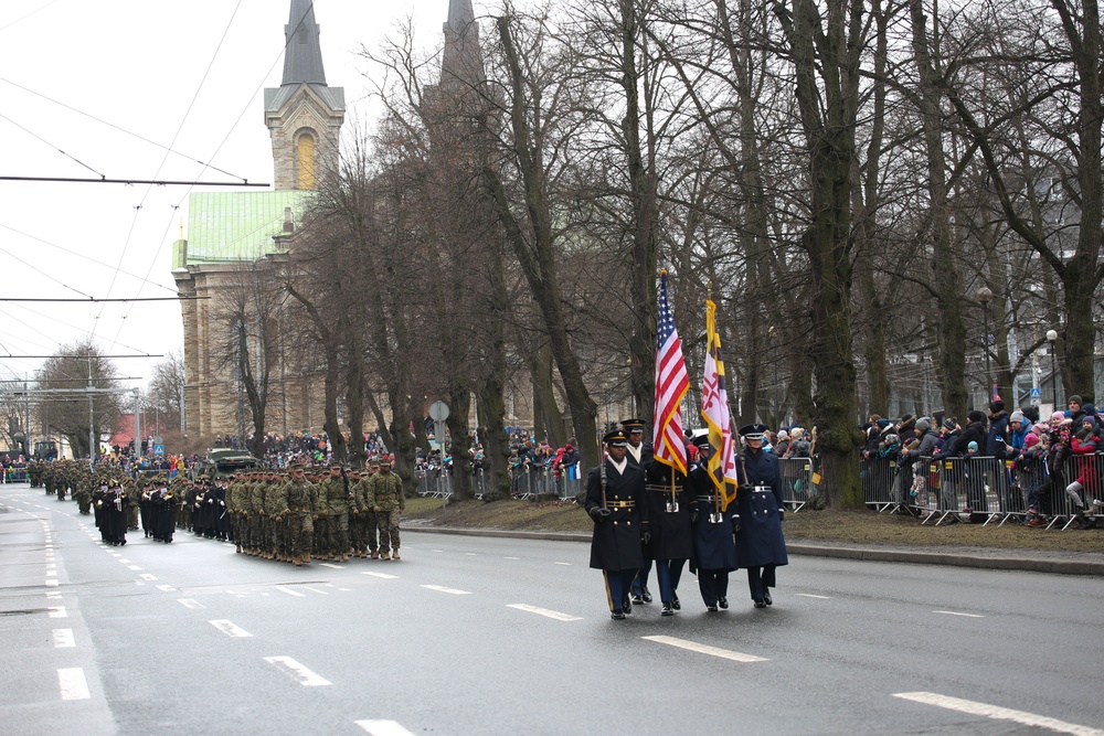 U.S. Marines Celebrate National Estonia Day