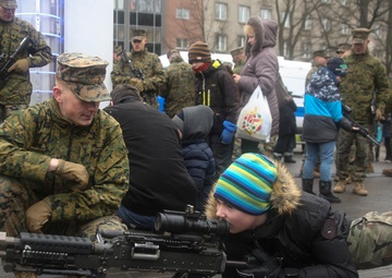 U.S. Marines Celebrate Estonia National Day