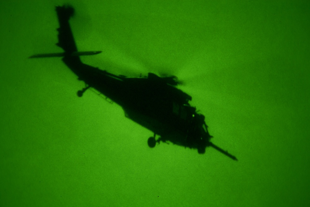 Task Force Alamo Conducts Night Tactics Training