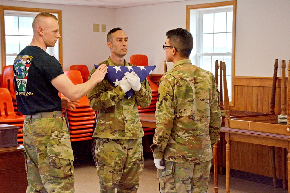 Pa. Guardsmen conduct initial Honor Guard training