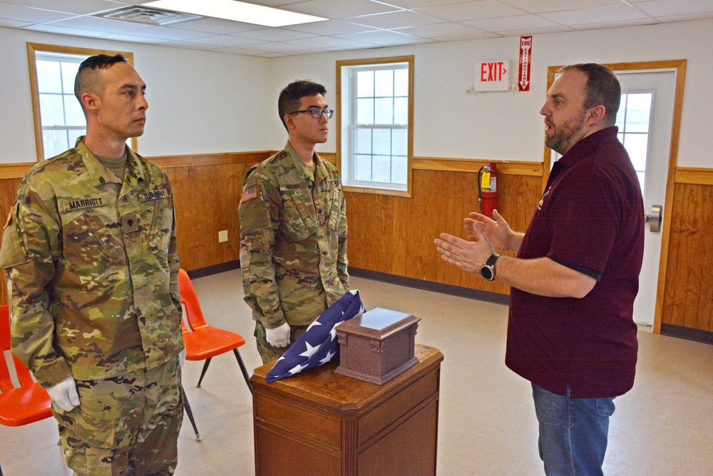 Pa. Guardsmen conduct initial Honor Guard training