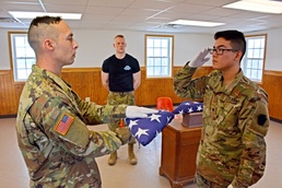 Pa. Guardsmen conduct initial Honor Guard training