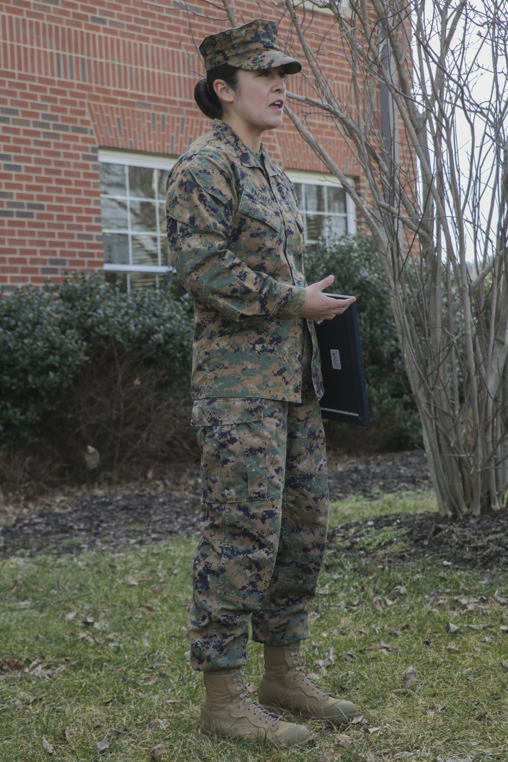 Gunnery Sergeant Sara Pacheco Frocking to First Sergeant