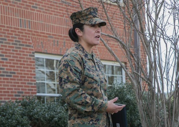 Gunnery Sergeant Sara Pacheco Frocking to First Sergeant