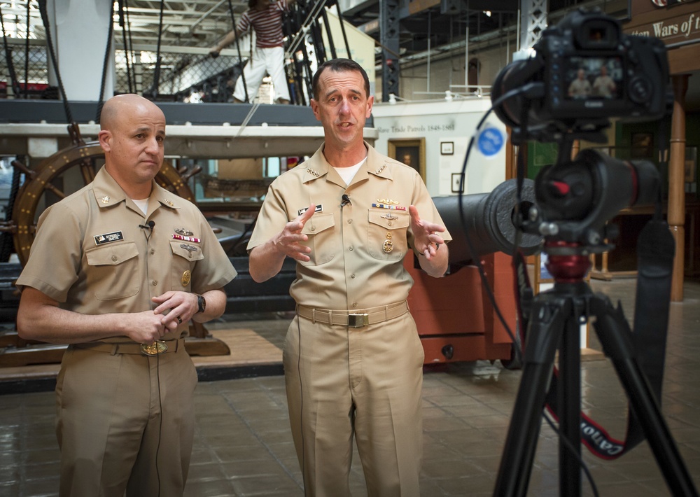 CNO,MCPON Host Facebook Live to Advocate for Sailors, Thank Engaged Leaders