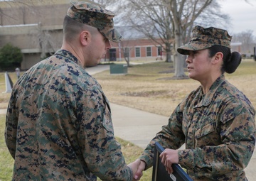 Gunnery Sergeant Sara Pacheco Frocking to First Sergeant
