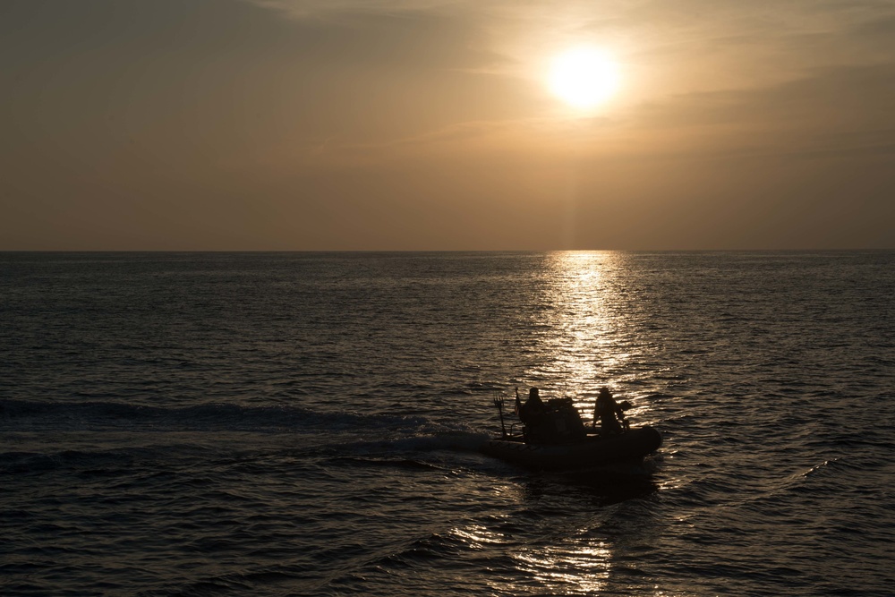 Chung-Hoon, Cost Guard conduct Maritime Security operations