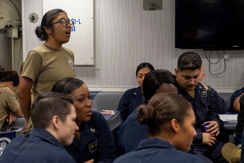 USS Preble celebrates Black History Month