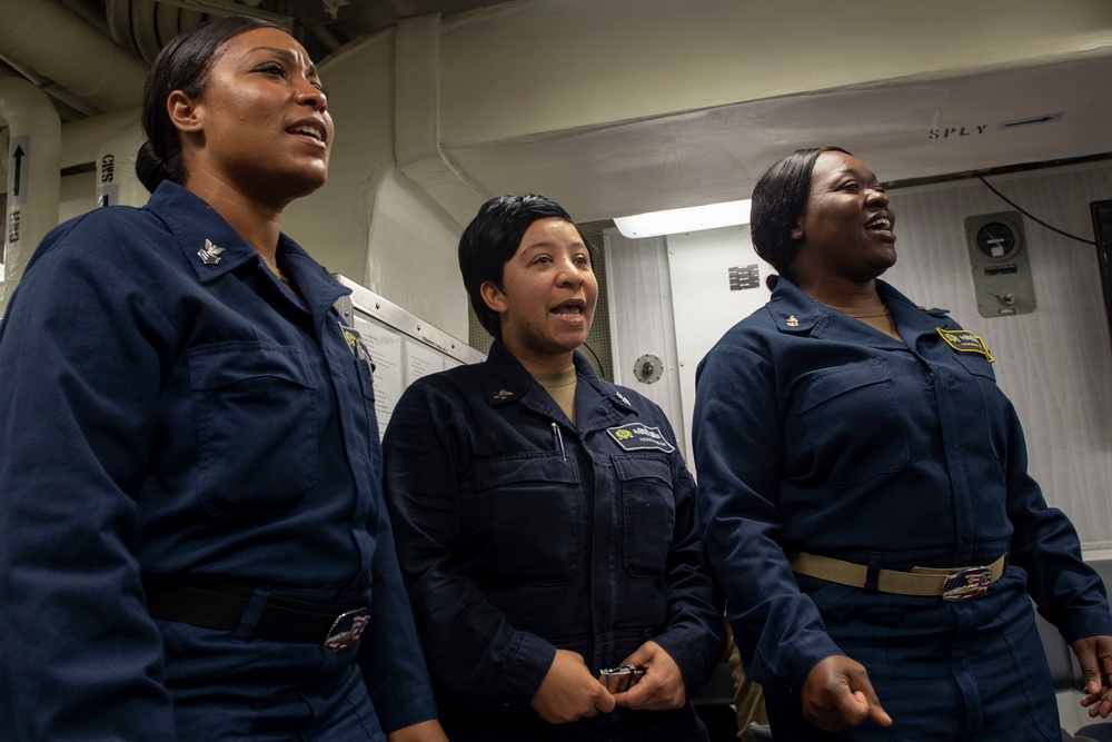 USS Preble celebrates Black History Month