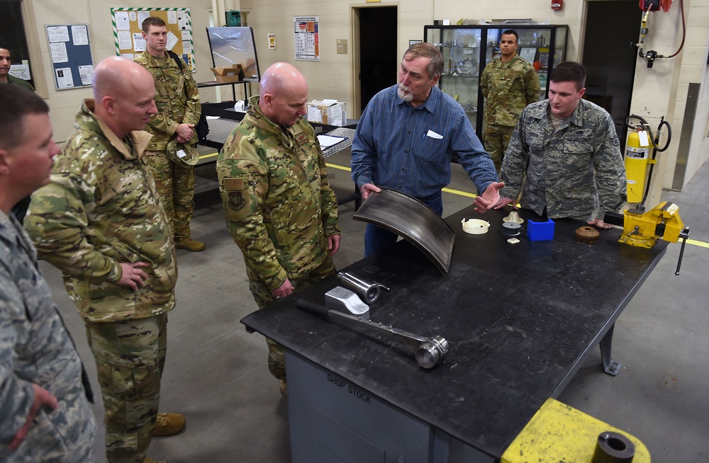 McChord Airmen showcase their warrior culture during 18th Air Force visit