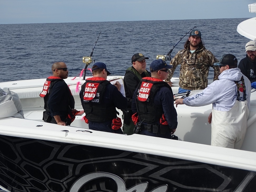 Coast Guard, SCDNR joint boarding team