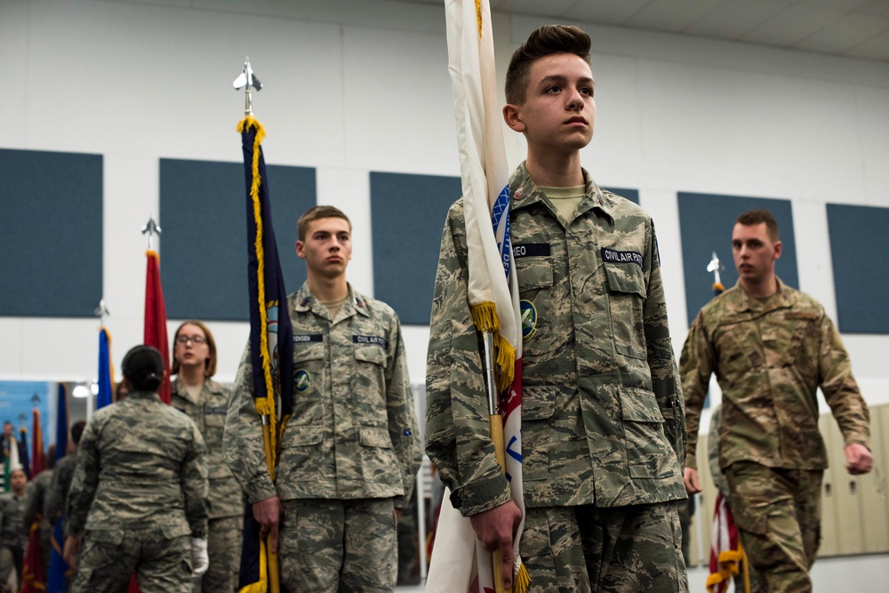 Honor Guard Trains Civil Air Patrol