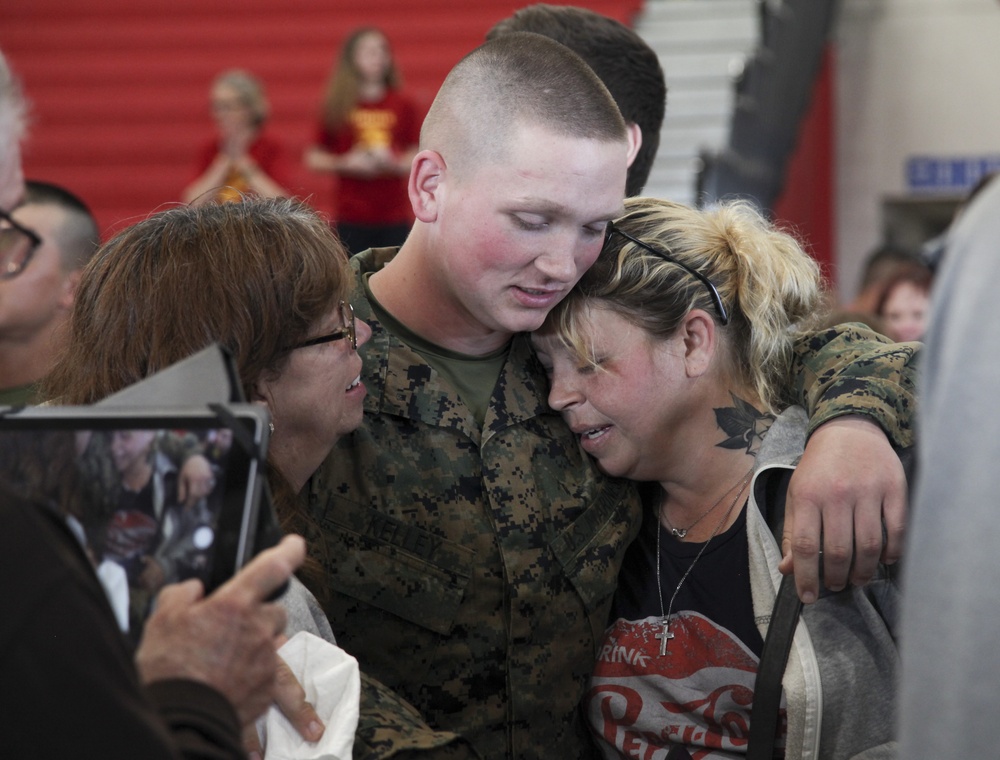 Marines reunite with families during Family Day