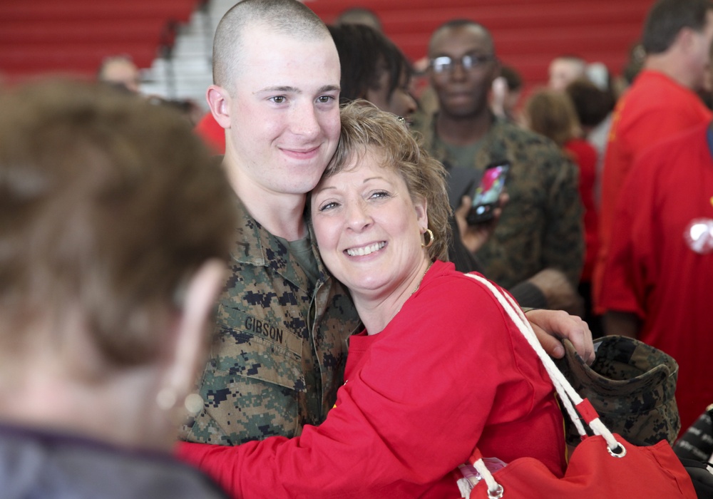 Marines reunite with families during Family Day