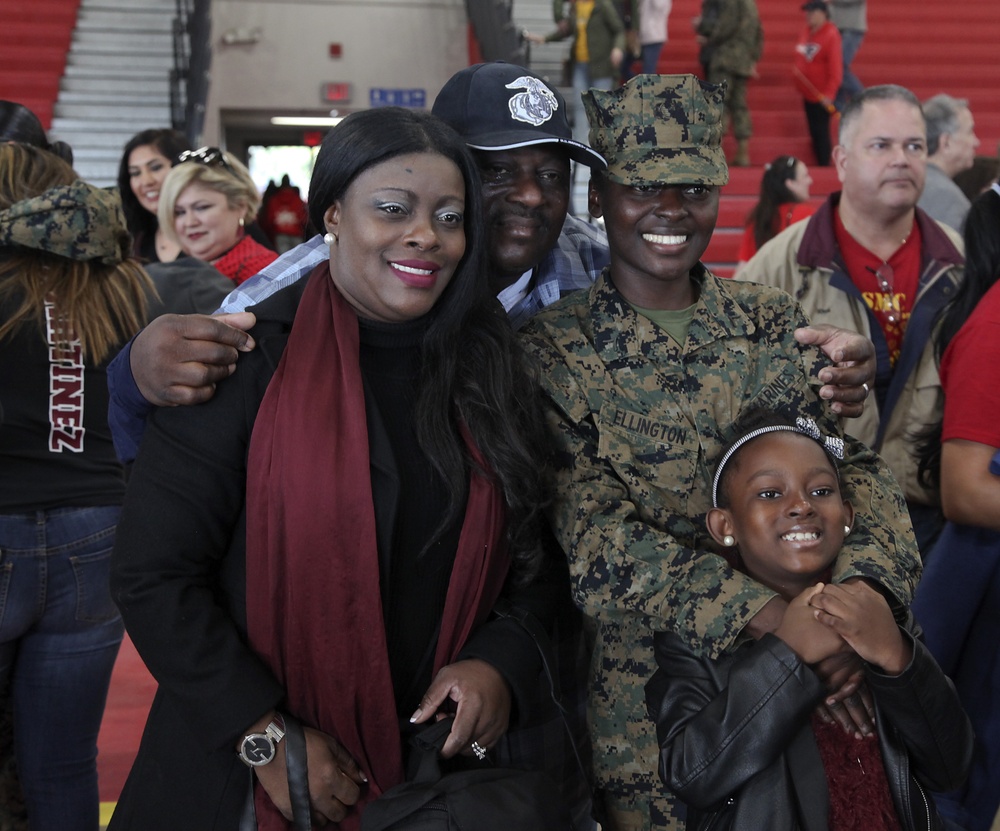 Marines reunite with families during Family Day